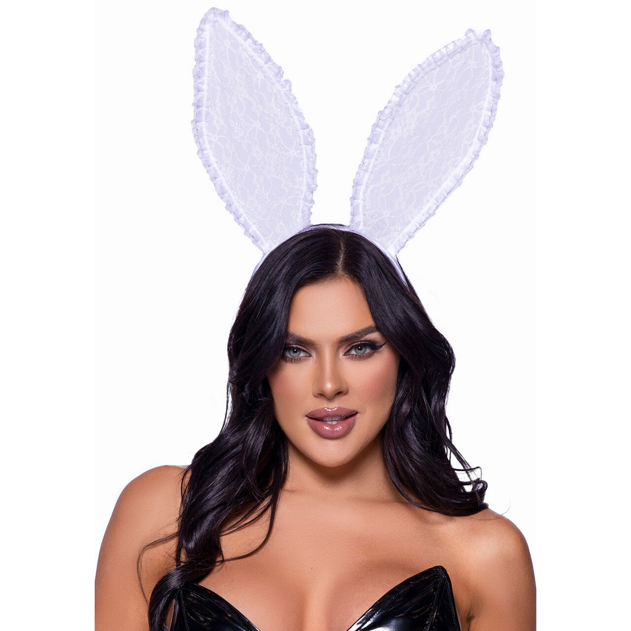 Op deze afbeelding zie je een Accessoires, van het merk Leg Avenue. Spannende Playboy Bunny Oren Wit