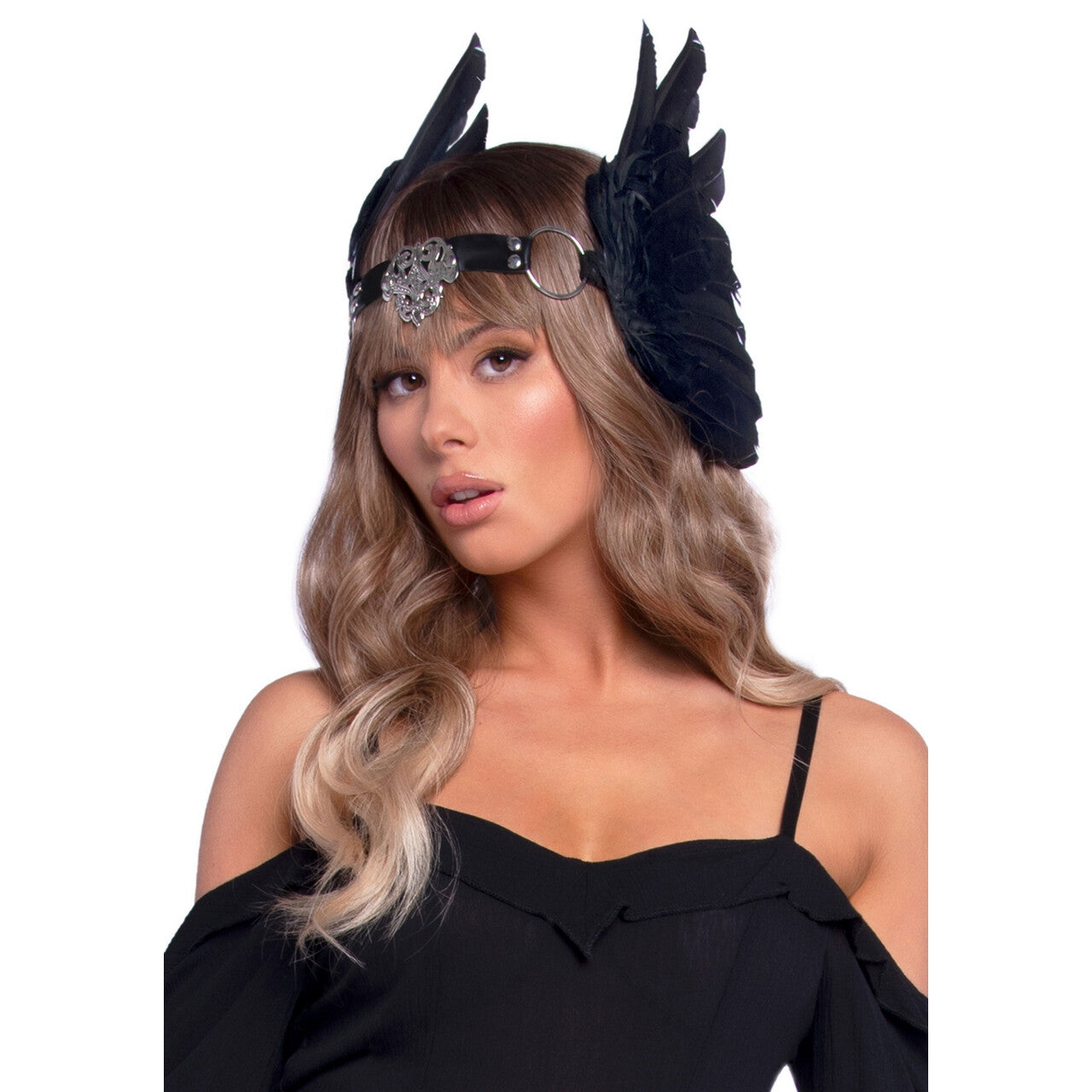Op deze afbeelding zie je een Accessoires, van het merk Leg Avenue. Strijdster Van De Nacht Hoofdband Veren