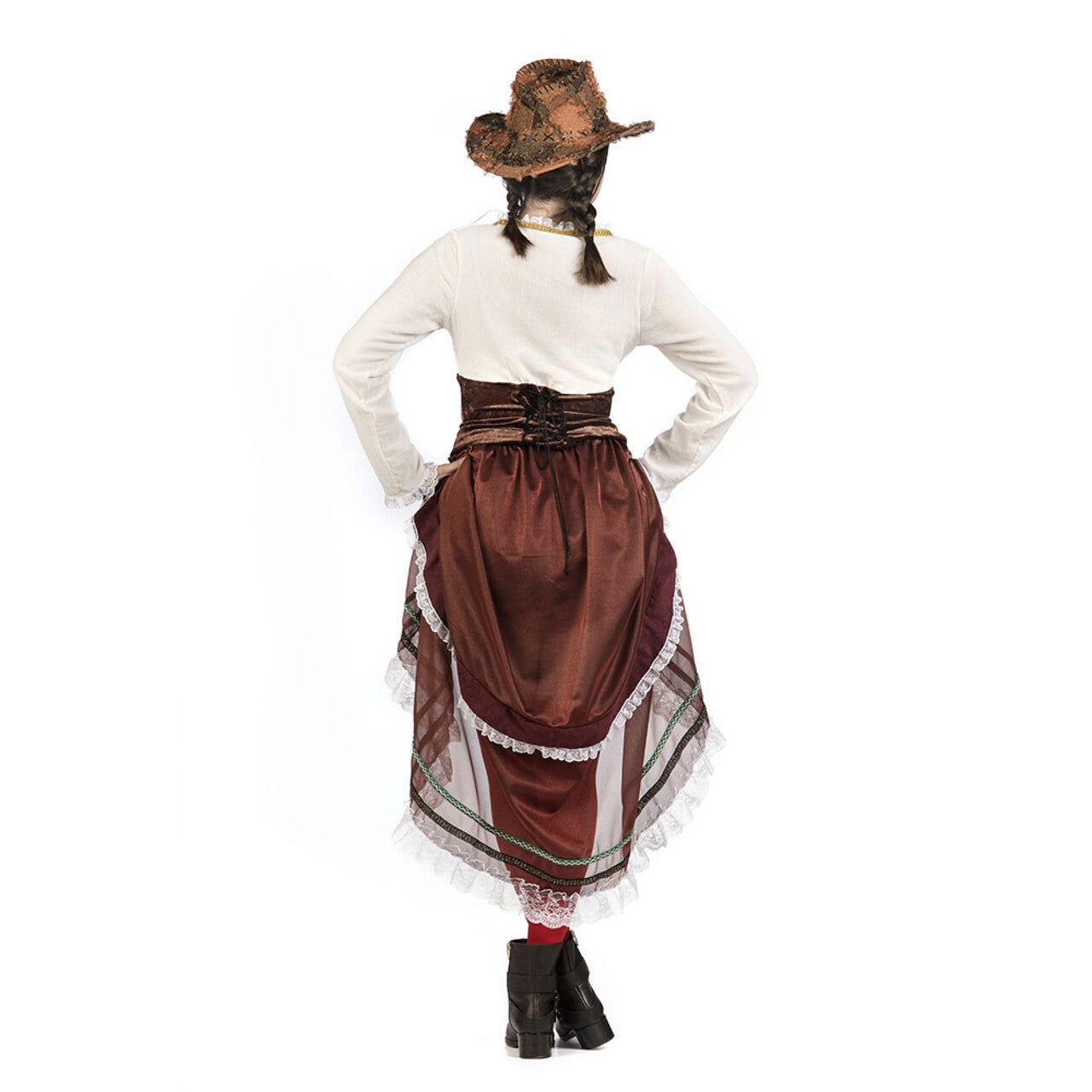 Op deze afbeelding zie je een Kostuums, van het merk Limit. Cowgirll Heet Arizona Annie Vrouw Kostuum
