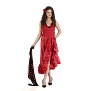 Op deze afbeelding zie je een Kostuums, van het merk Limit. Spaanse Carmen Caramba Flamenco Vrouw Kostuum