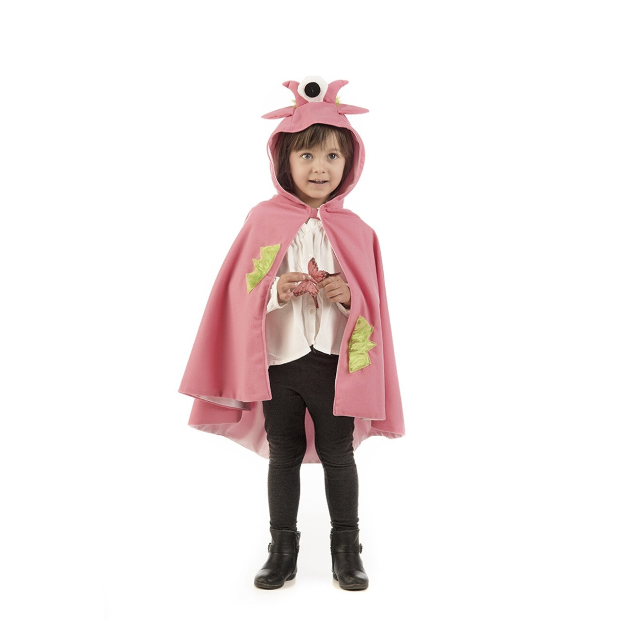 Op deze afbeelding zie je een Kostuums, van het merk Limit. Roze Vreselijk Eenoog Monster Draak Meisje Kostuum