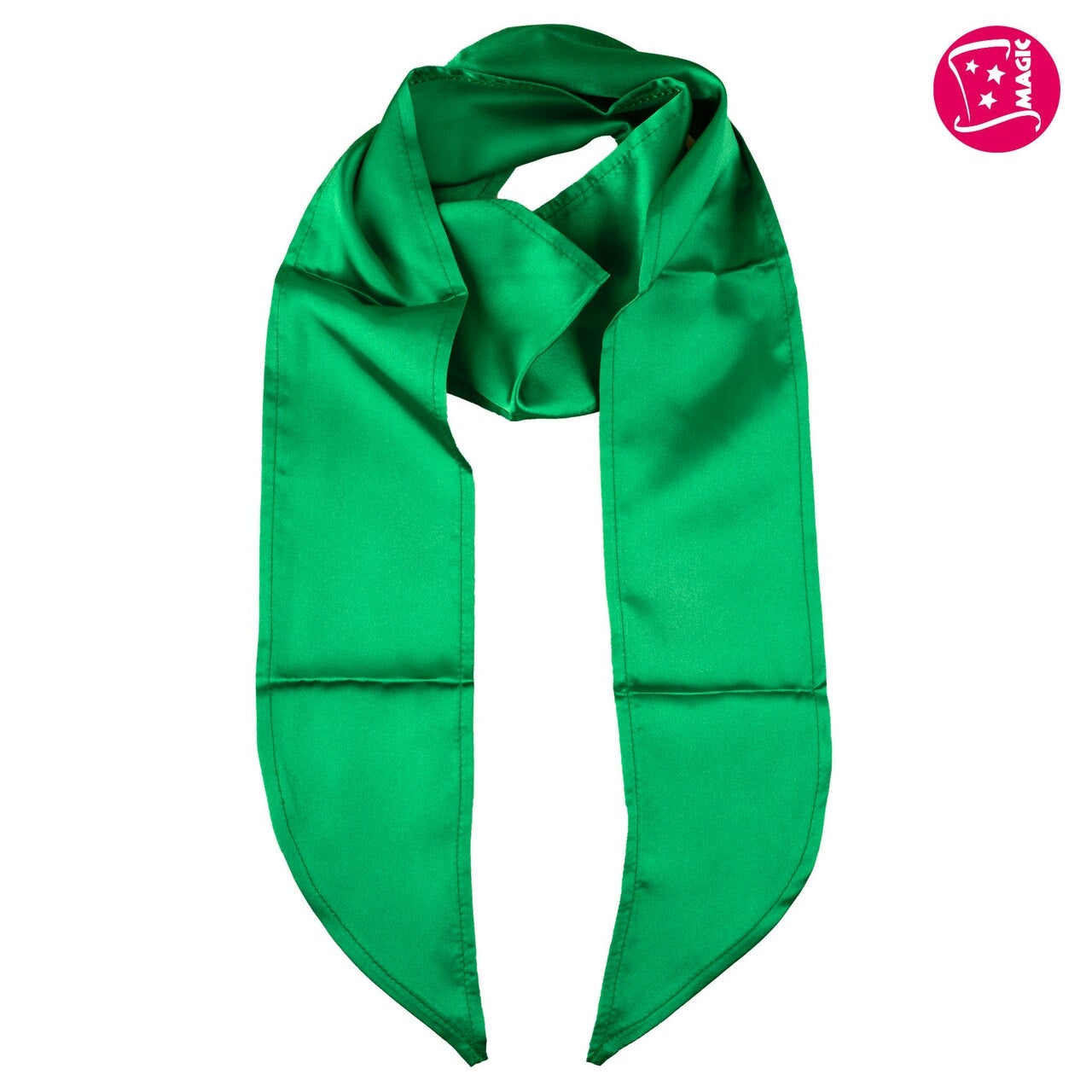 Op deze afbeelding zie je een Accessoires, van het merk Magic By Freddy's. Satijnen Sjaaltjes Groen 6 Stuks