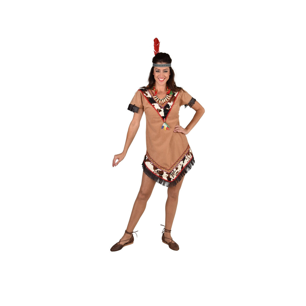 Op deze afbeelding zie je een Kostuums, van het merk Magic By Freddy's. Herawati De Gelukkige Vrouw Kostuum