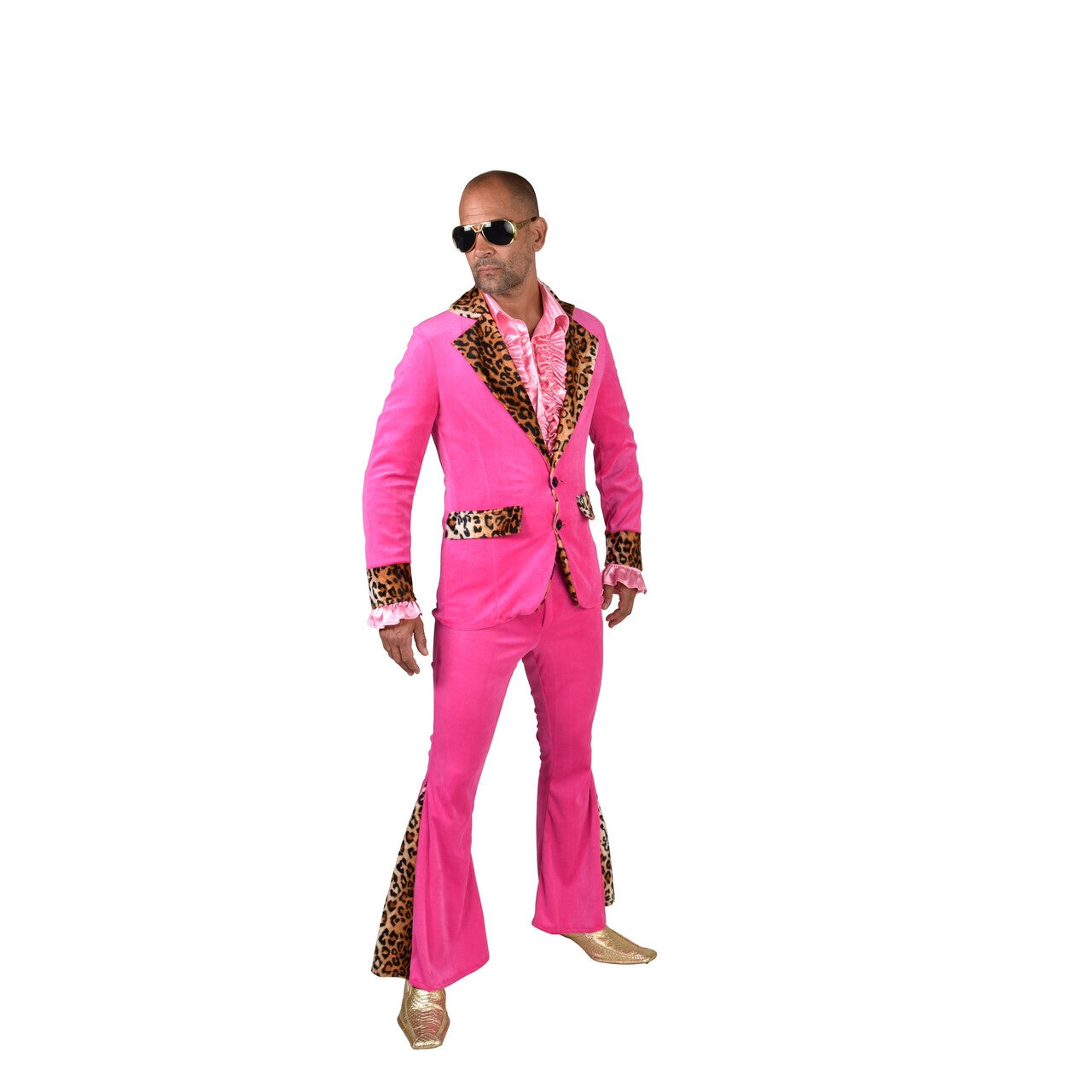 Op deze afbeelding zie je een Kostuums, van het merk Magic By Freddy's. Pooier Pinkie Pim Man Kostuum