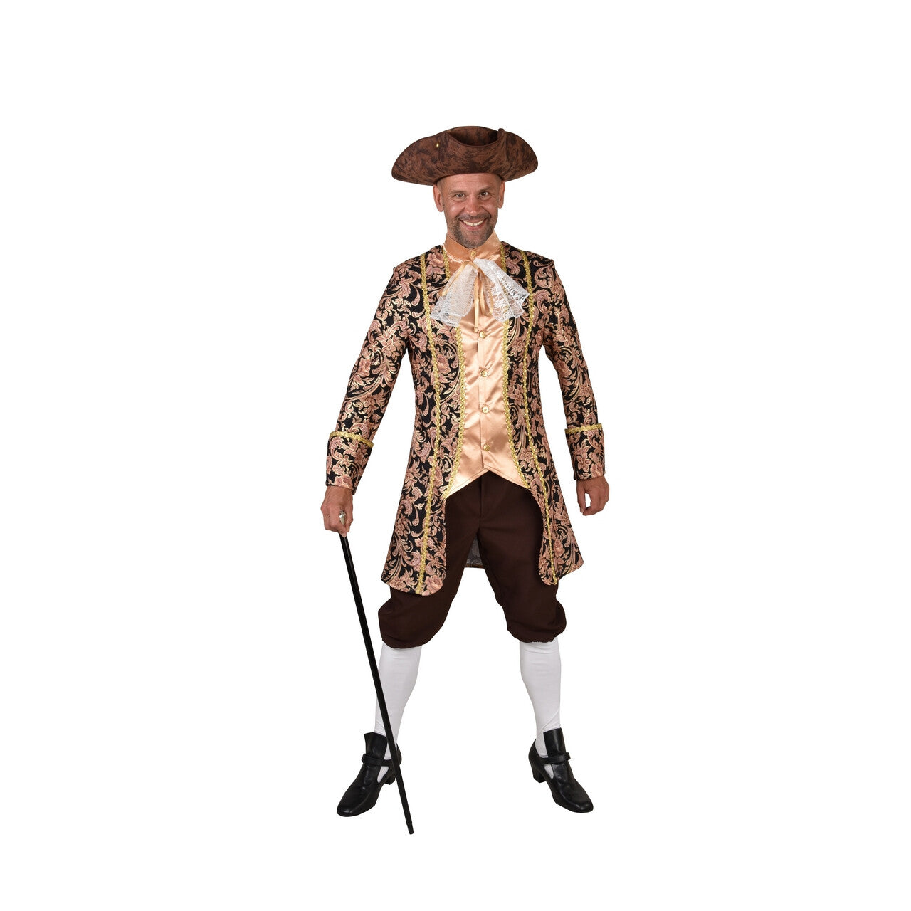 Op deze afbeelding zie je een Kostuums, van het merk Magic By Freddy's. Klassieke Deftige Markies Mark Man Kostuum