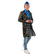 Op deze afbeelding zie je een Kostuums, van het merk Magic By Freddy's. Zwarte Vrolijke Clownsjas Man