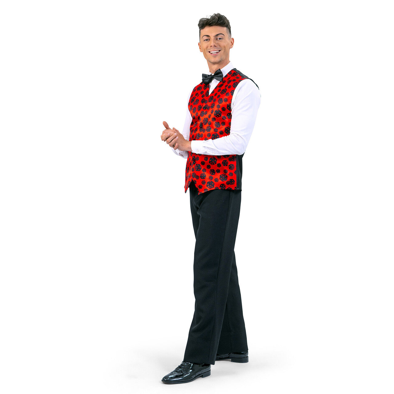 Op deze afbeelding zie je een Kostuums, van het merk Magic By Freddy's. Roll The Dice Gilet Man