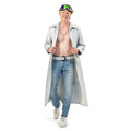 Zilveren Burning Man Jas