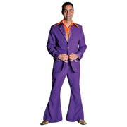 Op deze afbeelding zie je een Kostuums, van het merk Magic By Freddy's. Paars Saturday Night Boogie Night Man Kostuum