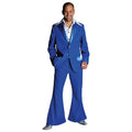 Kobalt Blauw Saturday Night Boogie Night Man Kostuum