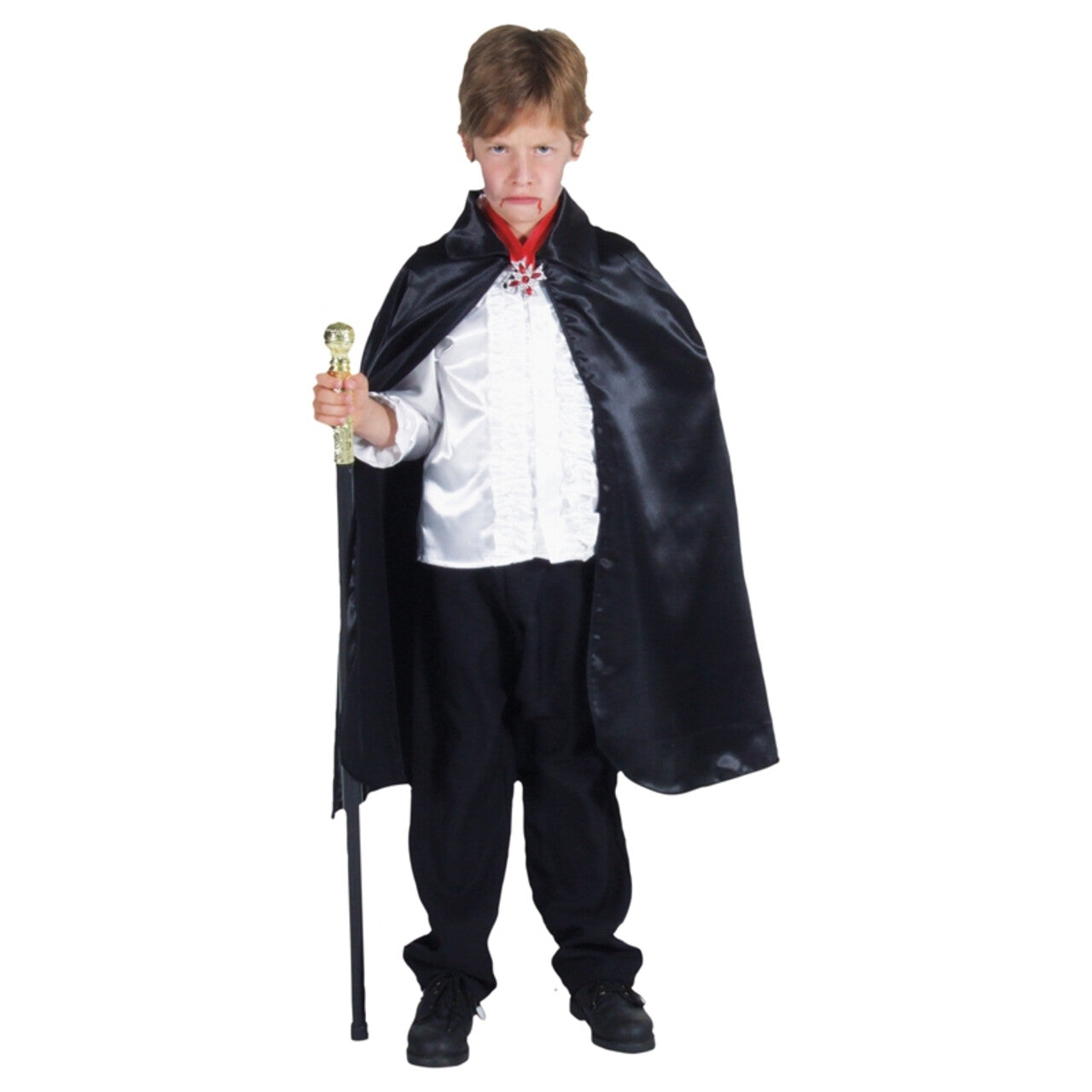 Op deze afbeelding zie je een Kostuums, van het merk Magic By Freddy's. Duistere Cape Heerser Van De Nacht Kind