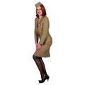 Andrew Sisters Uniform Leger Bruin Vrouw Kostuum