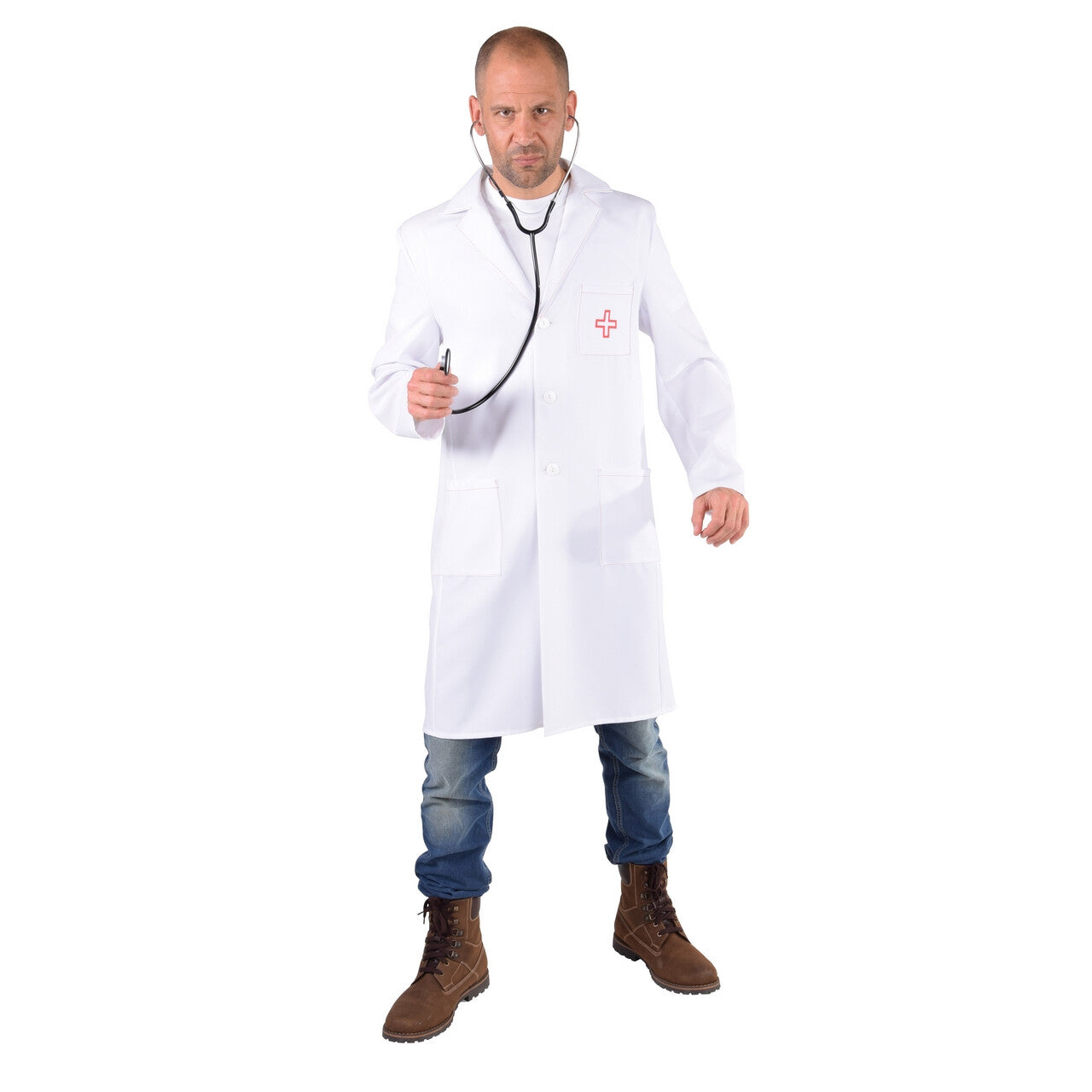 Op deze afbeelding zie je een Kostuums, van het merk Magic By Freddy's. Zaalarts Ziekenhuis Doktersjas Man Kostuum