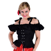 Op deze afbeelding zie je een Kostuums, van het merk Magic By Freddy's. Verleidelijke Dirndl Blouse Angelica Zwart Vrouw