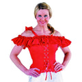 Verleidelijke Dirndl Blouse Angelica Rood Vrouw