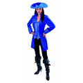 Mantel En Vest Gave Gravin Blauw Vrouw