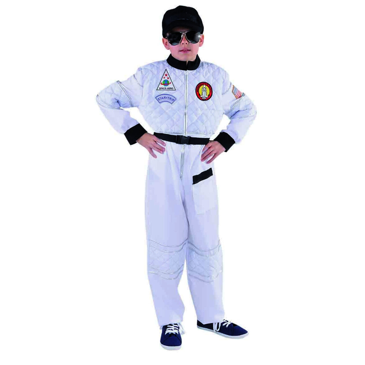 Op deze afbeelding zie je een Kostuums, van het merk Magic By Freddy's. Nasa Astronaut Space Shuttle Kind Kostuum