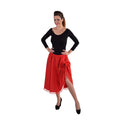 Rumba Cuba Dans Rok Rood Vrouw