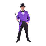 Op deze afbeelding zie je een Kostuums, van het merk Magic By Freddy's. Theater Frackjas Revue Paars Man Kostuum