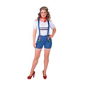 Tiroolse Hotpants Jeans Oktoberfest Vrouw