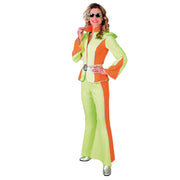 Op deze afbeelding zie je een Kostuums, van het merk Magic By Freddy's. Boney M Disco Jaren 70 Met Pantalon Vrouw Kostuum