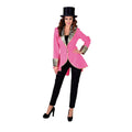 Fancy Freule Brokaat Jas Roze Vrouw