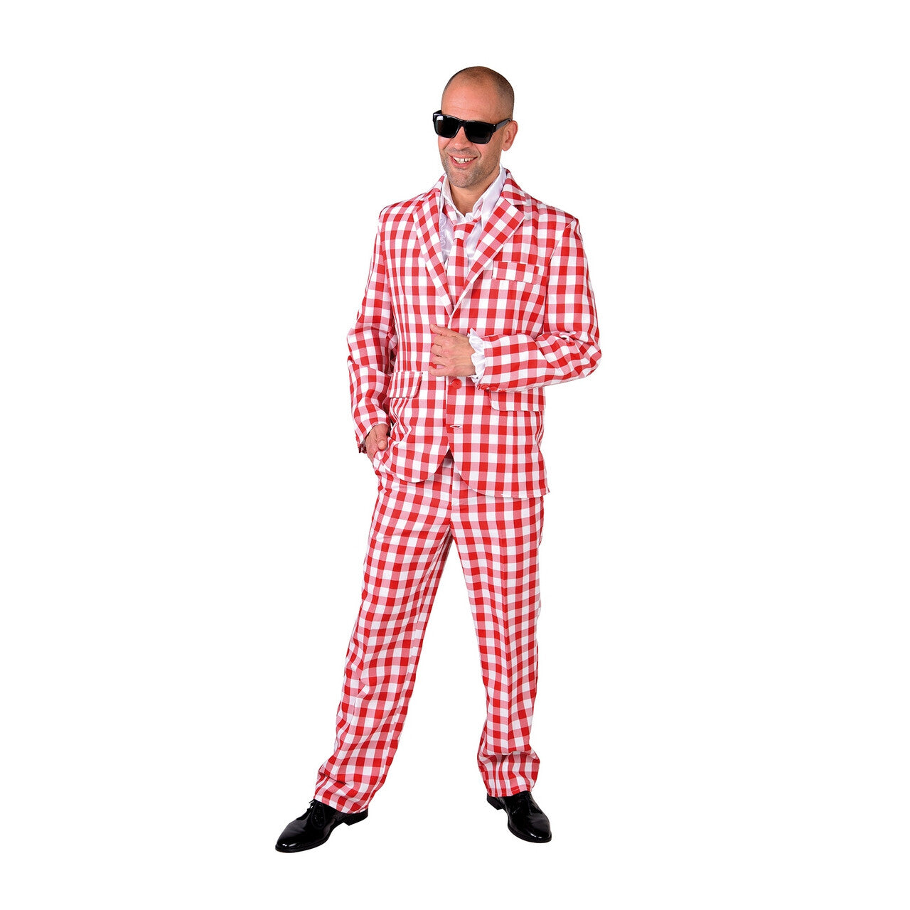 Op deze afbeelding zie je een Kostuums, van het merk Magic By Freddy's. Brabants Bont Theedoek Man Kostuum