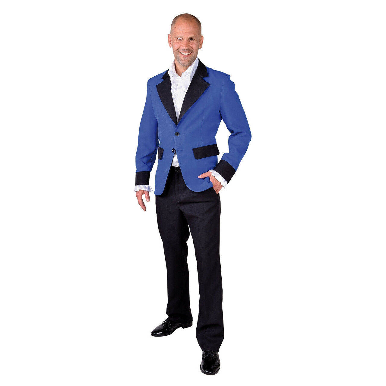 Op deze afbeelding zie je een Kostuums, van het merk Magic By Freddy's. Colbert Avondje Opera Blauw Man