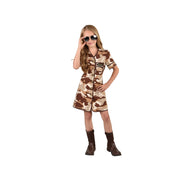 Op deze afbeelding zie je een Kostuums, van het merk Magic By Freddy's. Drie Sterren Generaal Desert Storm Norma Schwarzkopf Meisje Kostuum