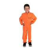 Op deze afbeelding zie je een Kostuums, van het merk Magic By Freddy's. Veroordeelde Gevangenis Boef Oranje Overall Kind Kostuum