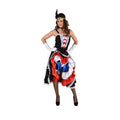 Vive La France Can Can Vrouw Kostuum