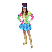 Op deze afbeelding zie je een Kostuums, van het merk Magic By Freddy's. Kakelbonte Circus Directeur Jas Vrouw