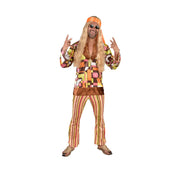 Op deze afbeelding zie je een Kostuums, van het merk Magic By Freddy's. Wilde Combi High Hippie Man Kostuum