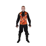 Op deze afbeelding zie je een Kostuums, van het merk Magic By Freddy's. Hete Vlammen Hel Gilet Halloween Man