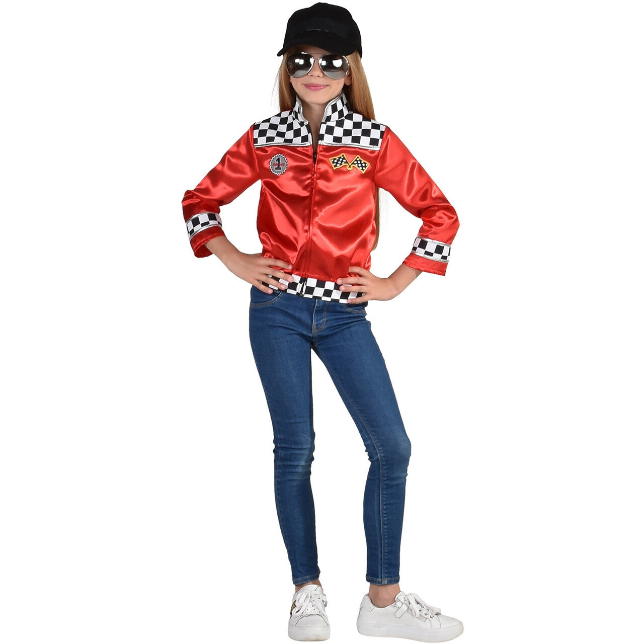 Op deze afbeelding zie je een Kostuums, van het merk Magic By Freddy's. Ferrari Rode Race Jas Formule 1 Kind