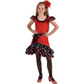 Spaanse Sevilla Flamenco Danseres Meisje Kostuum