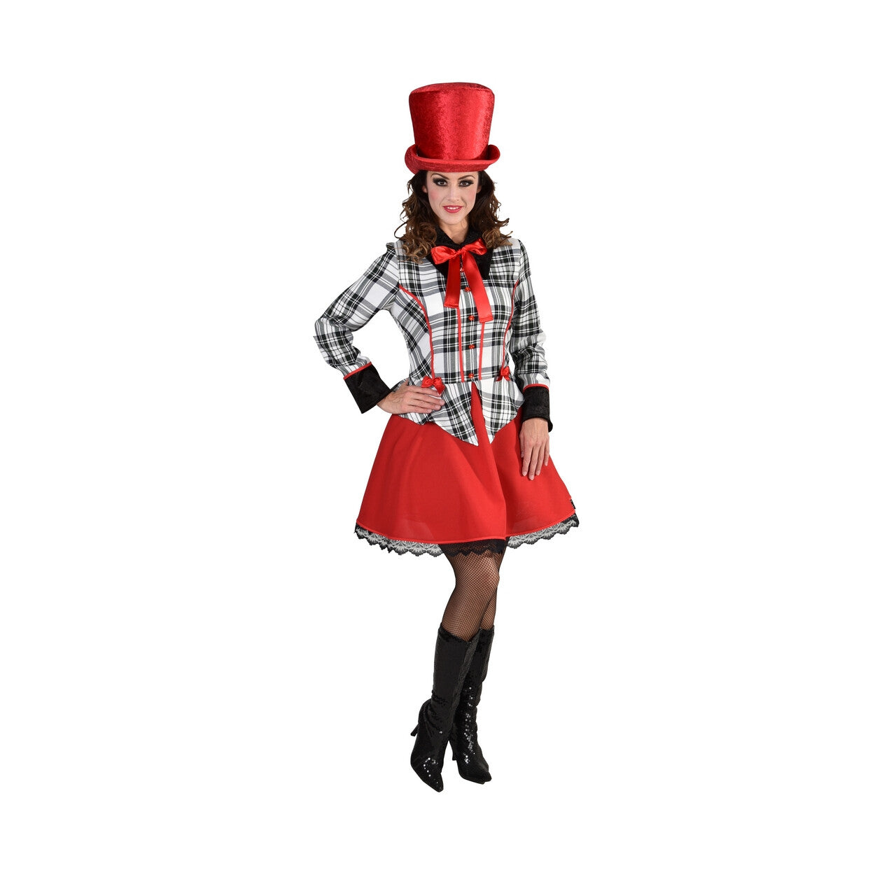 Op deze afbeelding zie je een Kostuums, van het merk Magic By Freddy's. Groot Russisch Staatscircus Clown Vrouw Kostuum