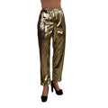 De Bom Op De Dansvloer Disco Broek Goud Vrouw