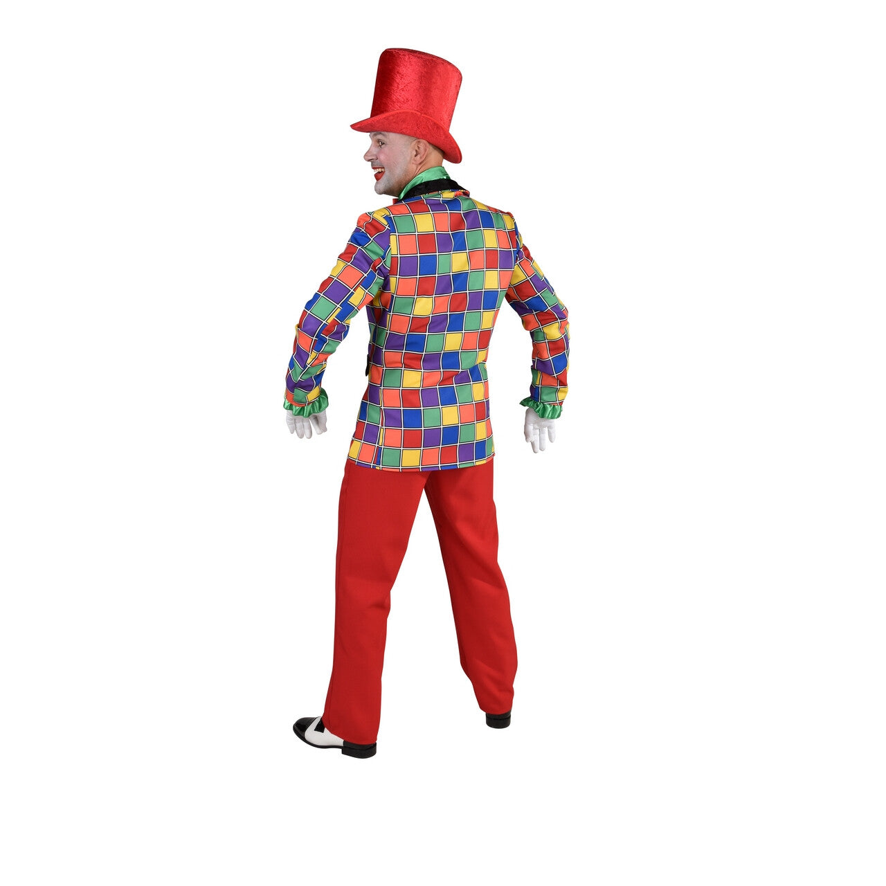 Op deze afbeelding zie je een Kostuums, van het merk Magic By Freddy's. Rubiks Kubus Goed In De War Circus Colbert Man