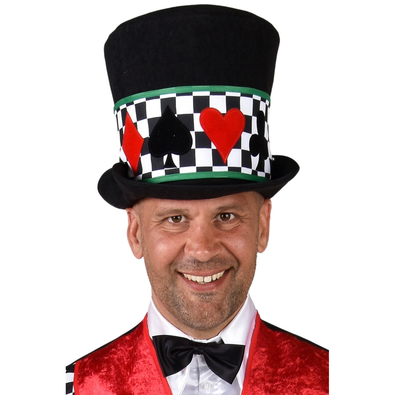 Op deze afbeelding zie je een Accessoires, van het merk Magic By Freddy's. Hoge Hoed Poker Tafel Kaartspel