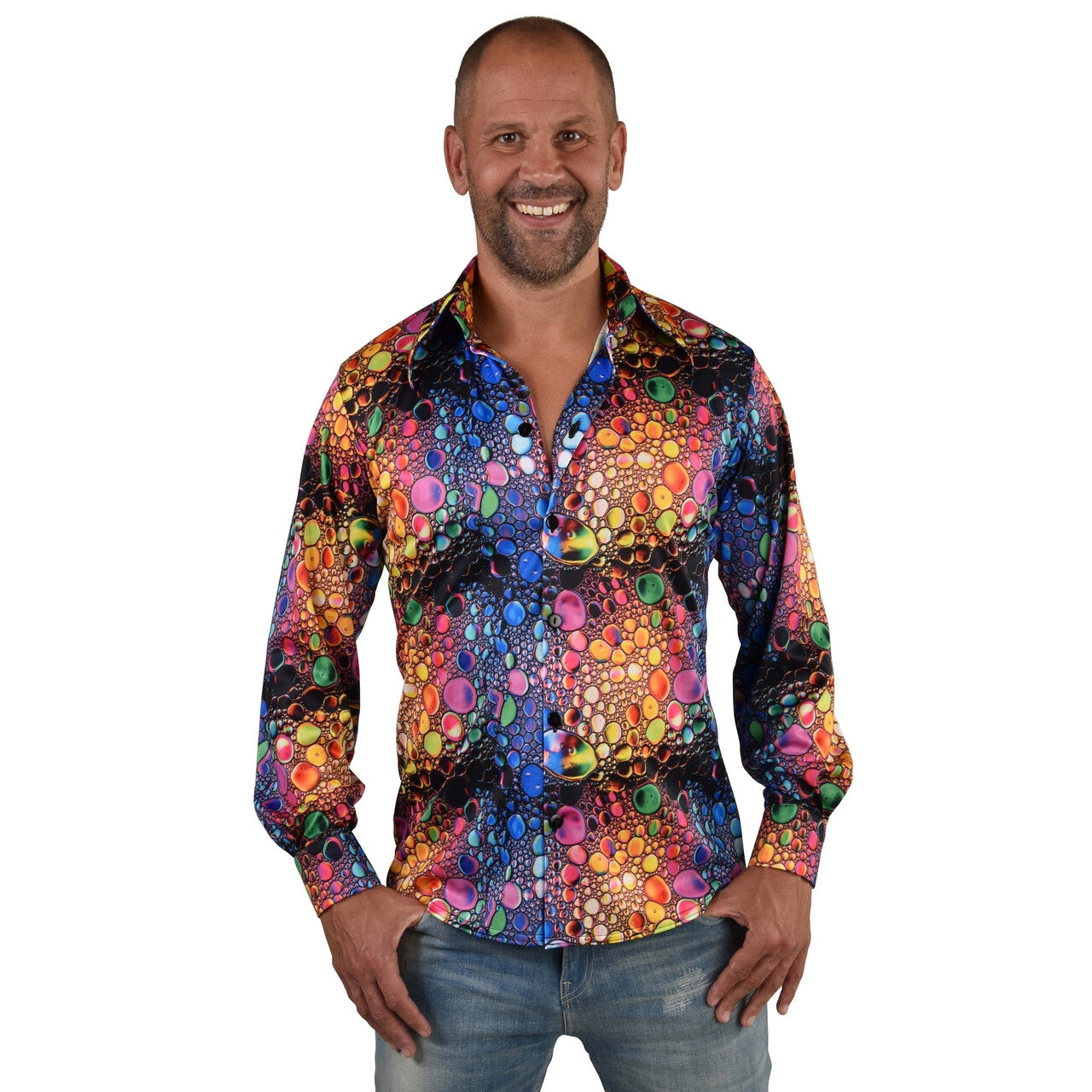 Op deze afbeelding zie je een Kostuums, van het merk Magic By Freddy's. In De Bellenblaas Gevallen Blouse Man