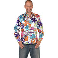 Kleurrijke Peace Hippie Man
