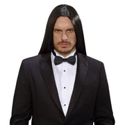 Op deze afbeelding zie je een Accessoires, van het merk Widmann. Pruik Gothic Victor Zwart