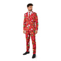 Christmas Red Icons - Light Up Man Kostuum