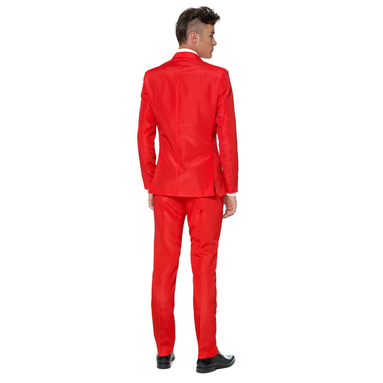 Op deze afbeelding zie je een Kostuums, van het merk Suitmeister. Intense Solid Red Suitmeister Man Kostuum