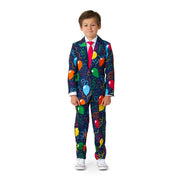 Op deze afbeelding zie je een Kostuums, van het merk Suitmeister. Boys Confetti Balloons Navy Jongen Kostuum