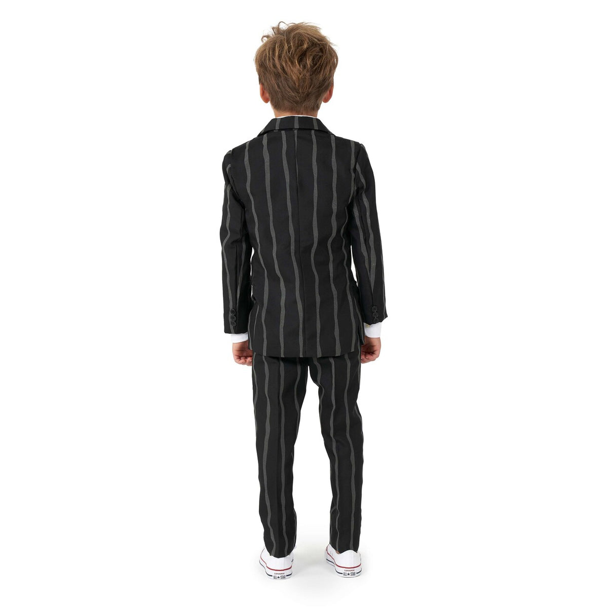 Op deze afbeelding zie je een Kostuums, van het merk Suitmeister. Boys Oversized Pinstripe Glow-In-The-Dark Jongen