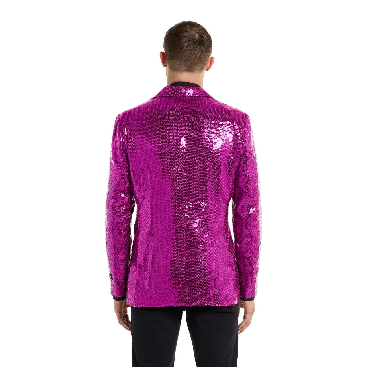 Op deze afbeelding zie je een Kostuums, van het merk Opposuits. Sequins Pink Blazer Man
