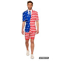 America First Vlag Verenigde Staten USA Zomer Man Kostuum