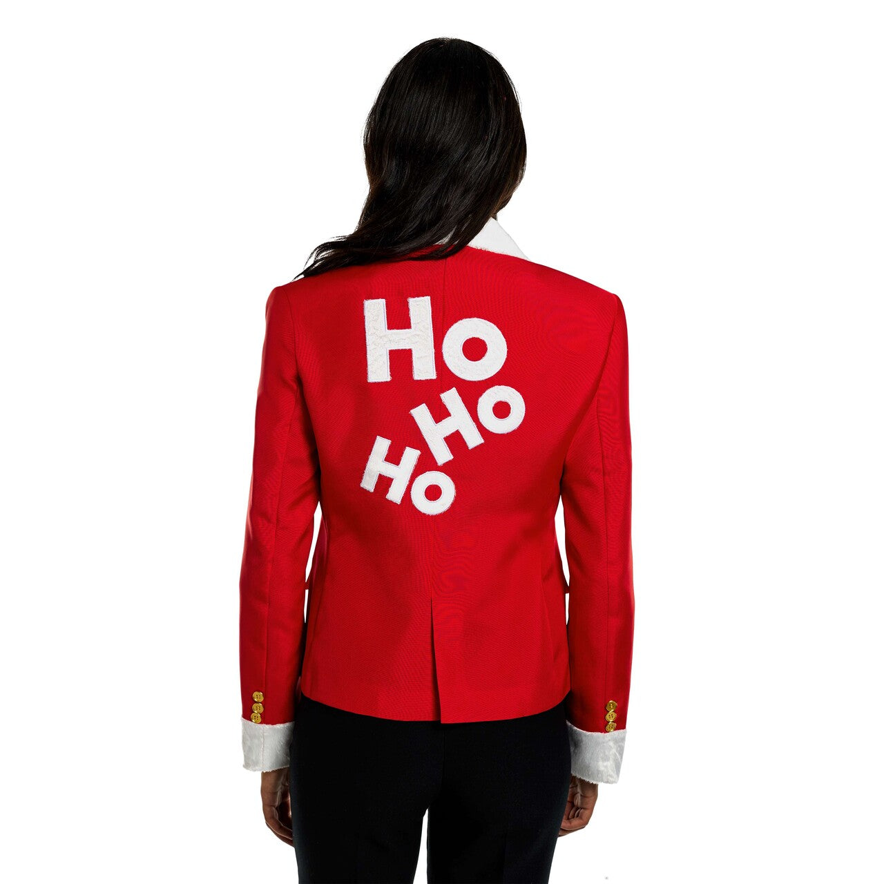 Op deze afbeelding zie je een Kostuums, van het merk Suitmeister. Wmns Santa Faux Fur Vrouw Kostuum